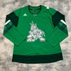 Adidas NHL Arizona Coyotes St. Patrick’s Day Authentic Hockey Jersey
